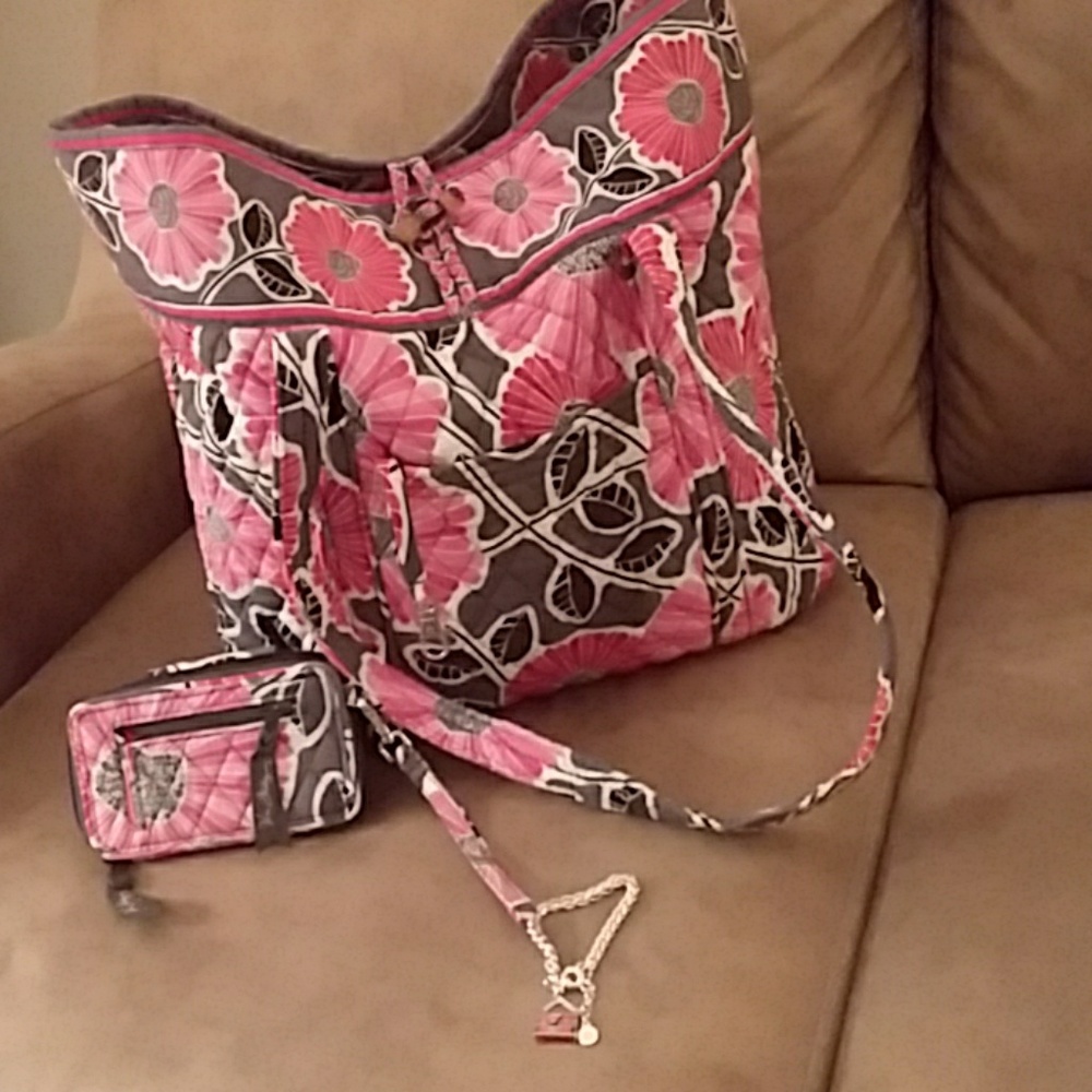 Retired Vera Bradley Tote Bag, Wallet and Bracelet
